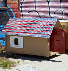 Sustainable homes for the homeless, by artist Gregory Kloehn, Design Will Save The World