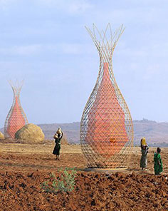 WarkaTower obtains up to 100 litres water from air per day, Design Will Save The World